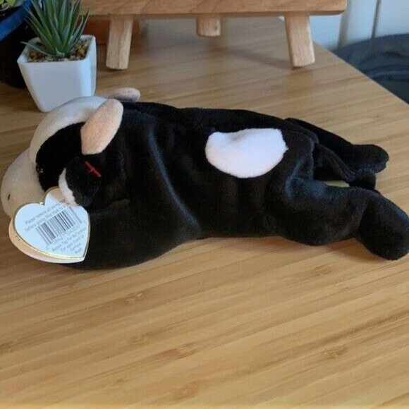 Beanie Baby “Daisy” the Cow, 1993 - Black & White, With Tag - Picture 3 of 9